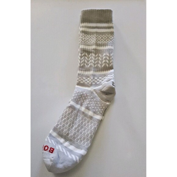 Bombas Holiday Pattern Calf Socks Size L - Picture 1 of 2